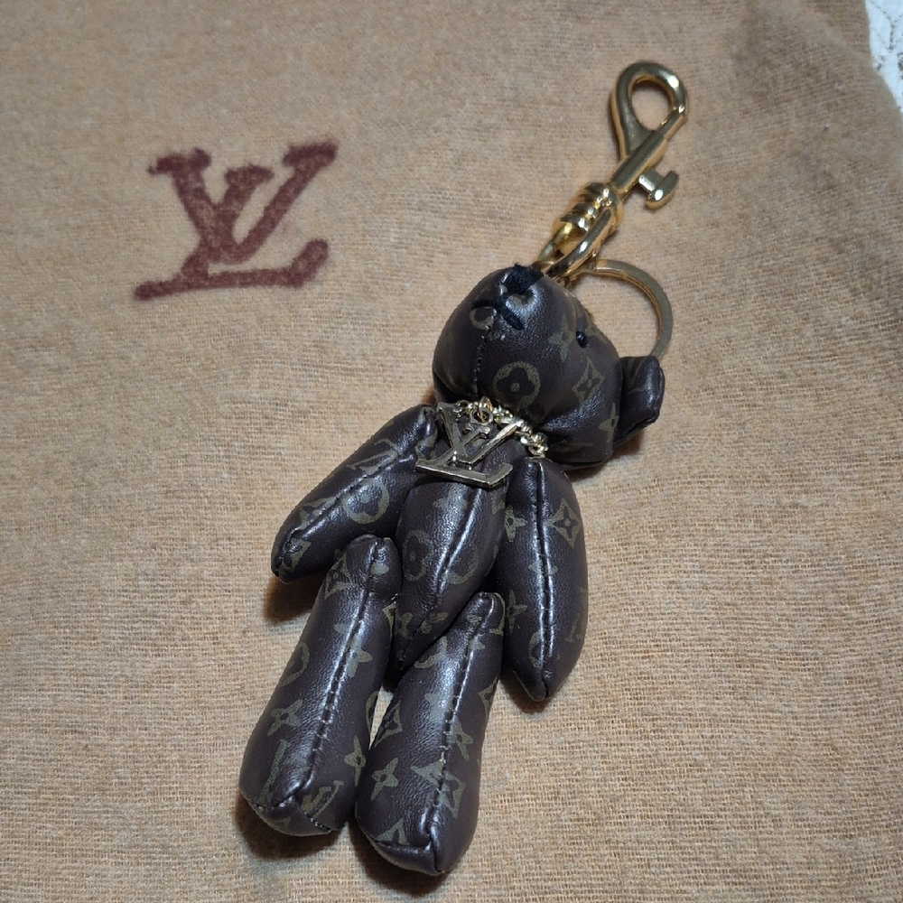 LV BEAR BAG CHARM